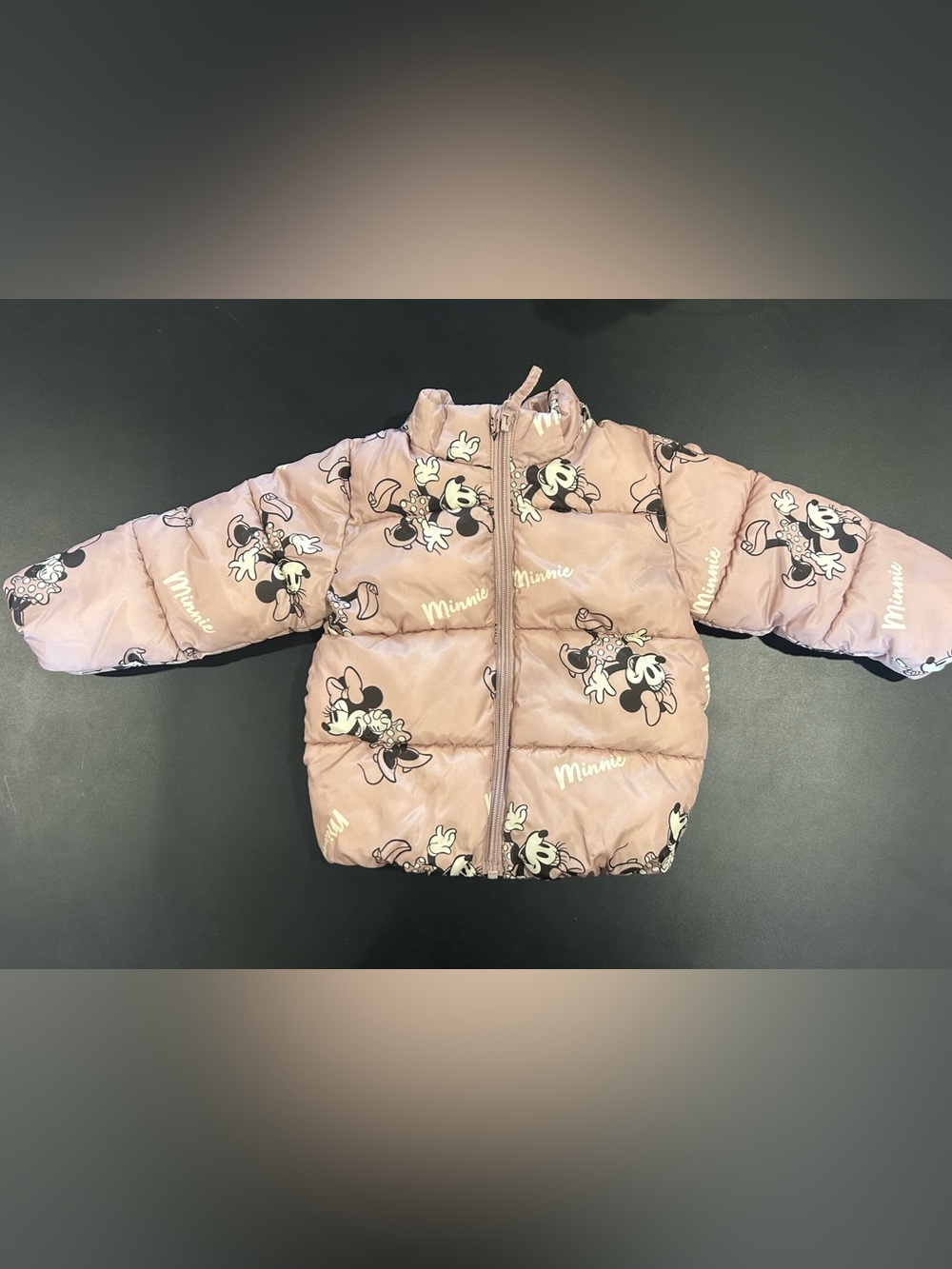 H&M Minnie Mouse Pink Puff Jacket for Kids